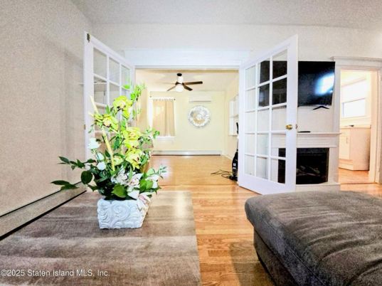 Fireplace, Interior, Wood Texture Flooring