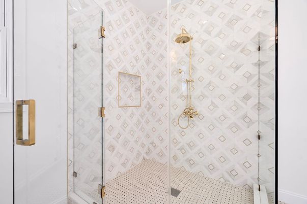 Bathroom, Glass Shower, Interior