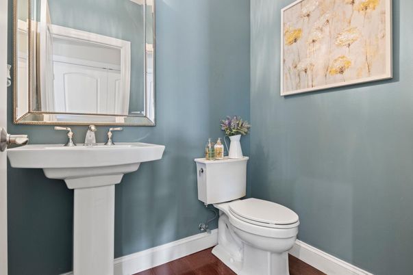 Bathroom, Interior, Wood Texture Flooring