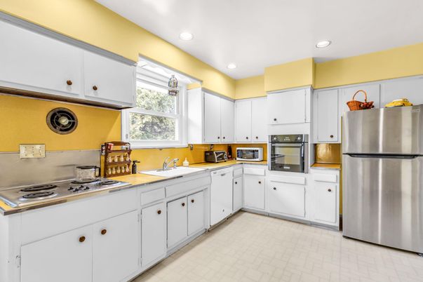 Interior, Kitchen, Recessed Lighting, Stainless Steel Appliances