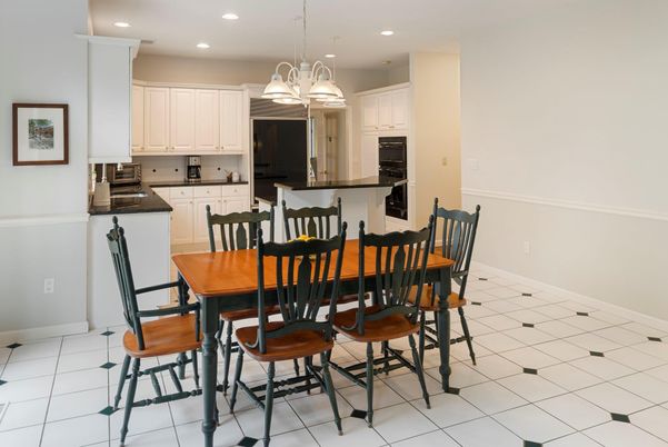 Dining room, Interior, Kitchen, Pendant Lights, Recessed Lighting