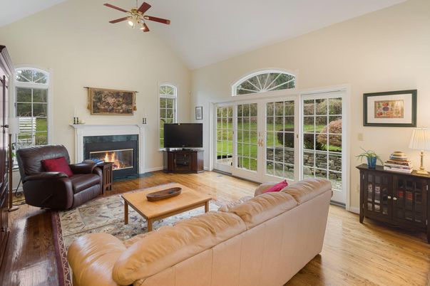 Fireplace, Interior, Living room, Wood Texture Flooring