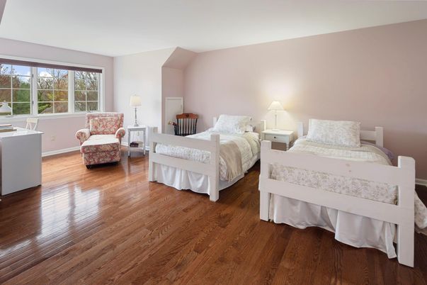 Bedroom, Interior, Wood Texture Flooring
