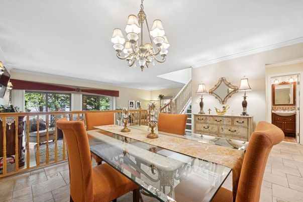 Chandelier, Dining room, Interior