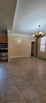 Chandelier, Empty room, Interior, Kitchen