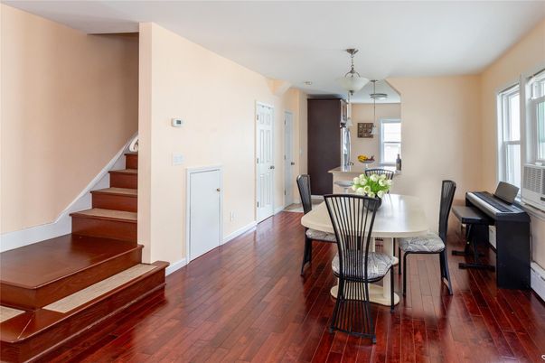 Dining room, Interior, Wood Texture Flooring