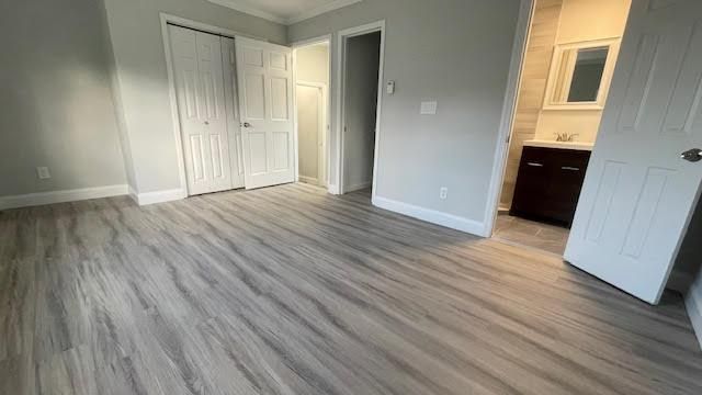 Bathroom, Empty room, Interior, Wood Texture Flooring