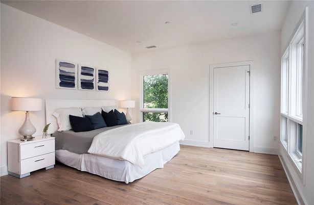 Bedroom, Interior, Wood Texture Flooring
