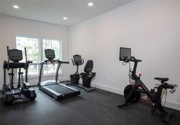 Fitness Equipment, Interior, Recessed Lighting