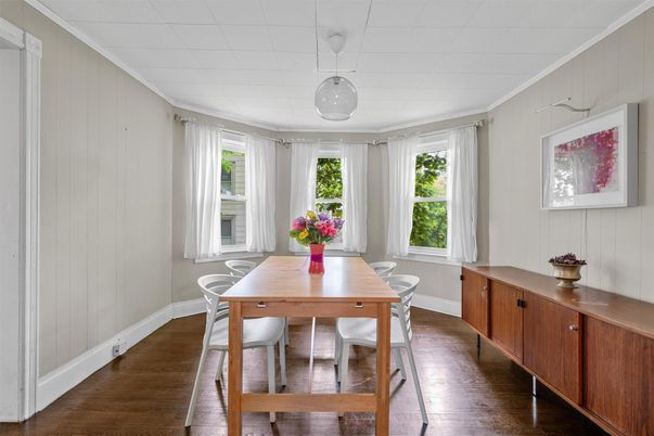 Dining room, Interior, Wood Texture Flooring