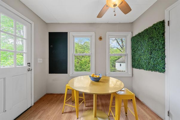 Dining room, Interior, Wood Texture Flooring
