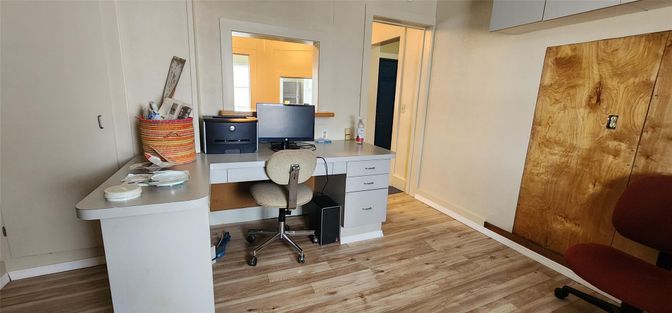 Home Office, Interior, Wood Texture Flooring