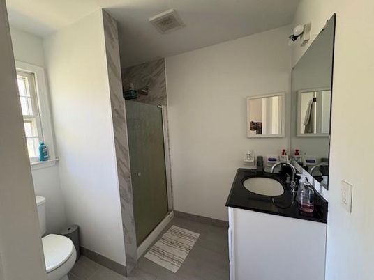 Bathroom, Dual Sink Vanities, Interior, Marble Walls