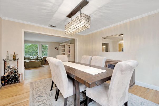 Chandelier, Dining room, Interior, Living room, Wooden Beams, Wood Texture Flooring