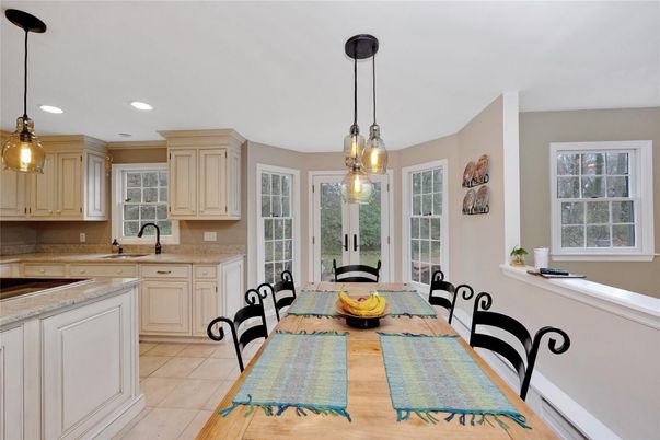 Dining room, Interior, Kitchen, Pendant Lights, Recessed Lighting