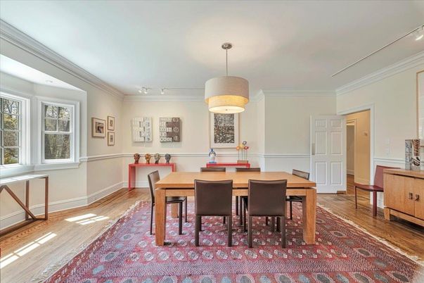 Dining room, Interior, Wood Texture Flooring
