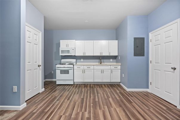 Interior, Kitchen, Wood Texture Flooring