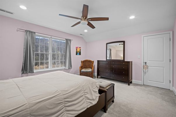 Bedroom, Interior, Recessed Lighting