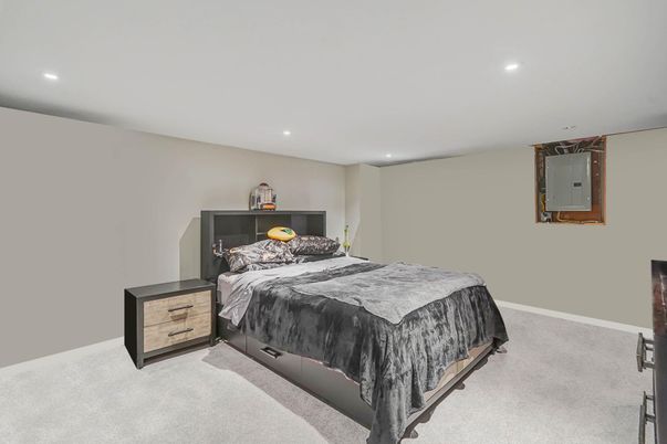 Bedroom, Interior, Recessed Lighting