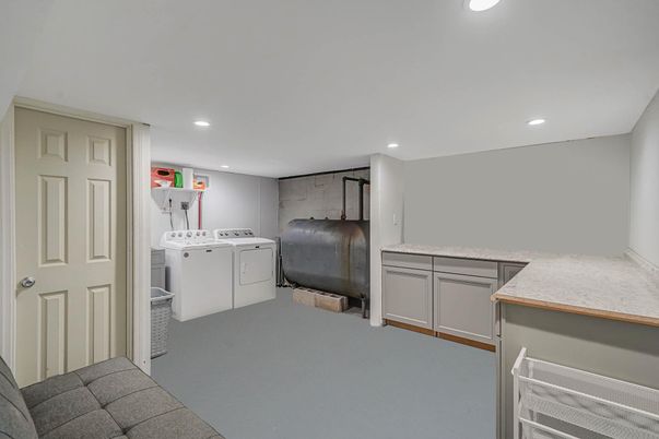 Interior, Recessed Lighting, Washer