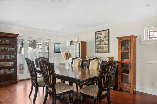 Dining room, Interior, Wood Texture Flooring