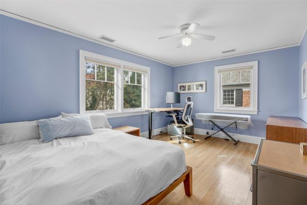 Bedroom, Home Office, Interior, Wood Texture Flooring