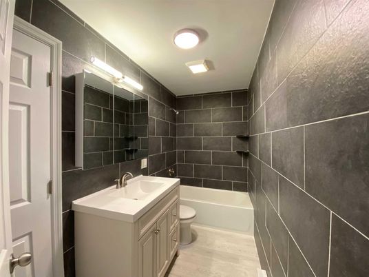 Bathroom, Interior, Wood Texture Flooring