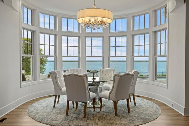 Chandelier, Dining room, Interior, Water, Wood Texture Flooring