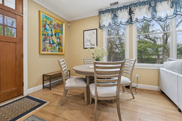 Dining room, Interior, Wood Texture Flooring