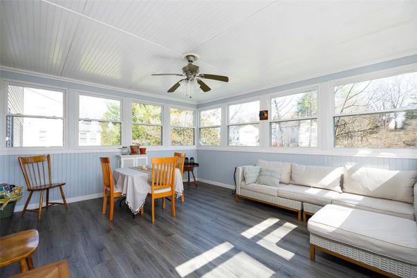 Dining room, Interior, Living room, Sun Room, Wood Texture Flooring