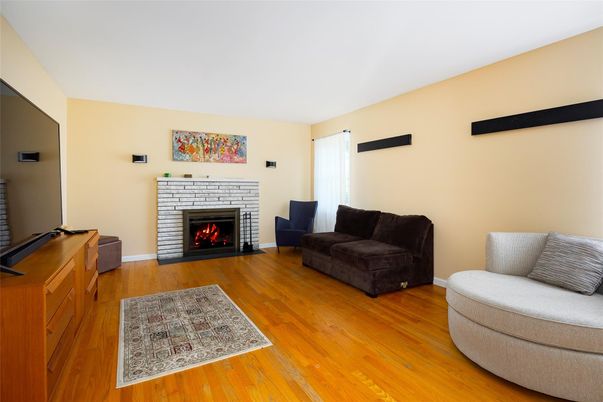 Fireplace, Interior, Wood Texture Flooring