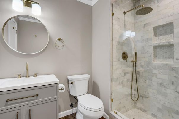 Bathroom, Glass Shower, Interior