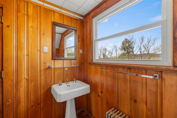 Bathroom, Interior, Wooden Walls