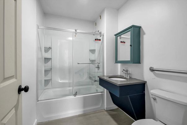 Bathroom, Glass Shower, Interior