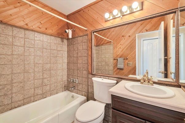 Bathroom, Dual Sink Vanities, Interior, Wooden Walls