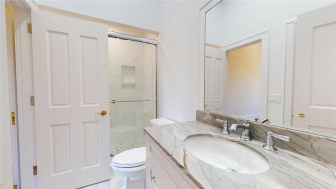 Bathroom, Glass Shower, Interior