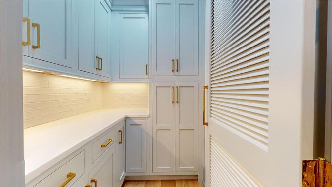 Interior, Kitchen, Wood Texture Flooring