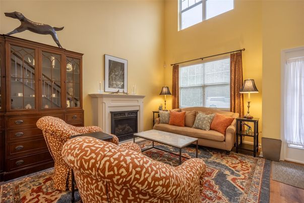Fireplace, Interior, Living room, Wood Texture Flooring