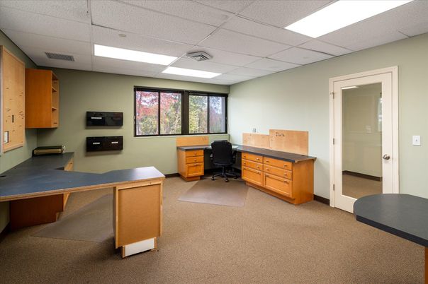 Home Office, Interior, Recessed Lighting