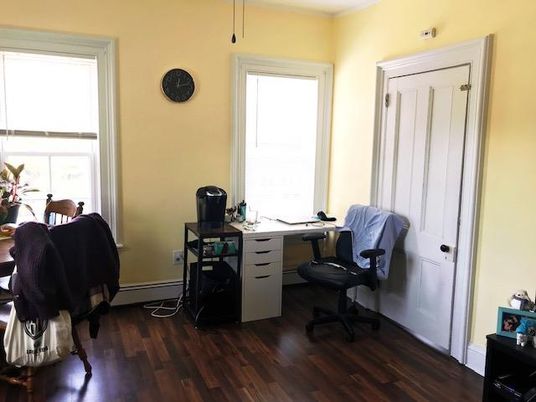 Home Office, Interior, Wood Texture Flooring