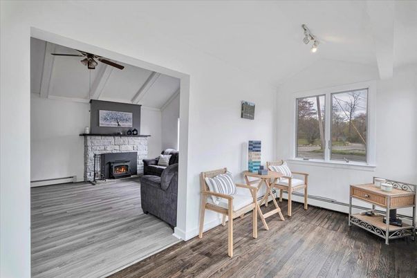 Fireplace, Interior, Living room, Wood Texture Flooring