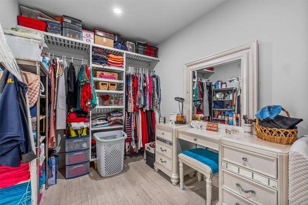 Interior, Recessed Lighting, Walk-in Closets, Wood Texture Flooring