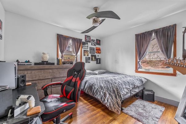 Bedroom, Home Office, Interior, Wood Texture Flooring