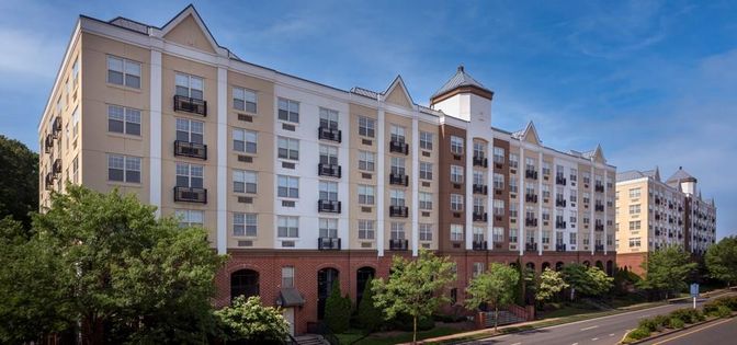Exterior, Facade, Brick Facade, Condo Building