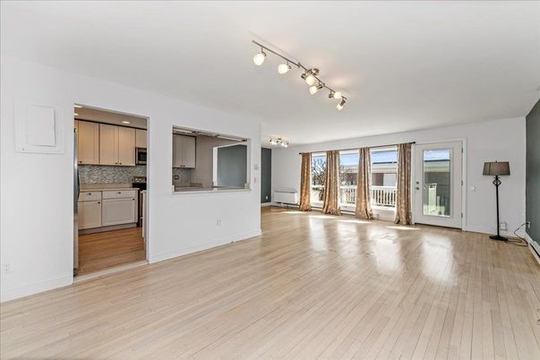 Empty room, Interior, Kitchen, Wood Texture Flooring