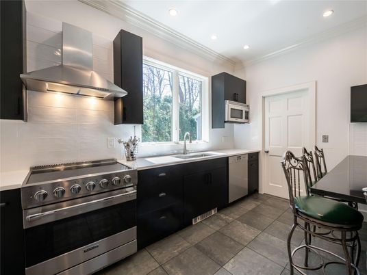 Interior, Kitchen, Recessed Lighting, Stainless Steel Appliances