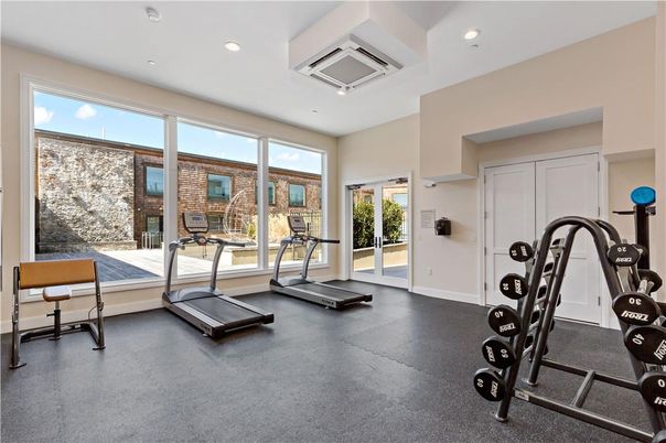 Fitness Equipment, Interior, Recessed Lighting