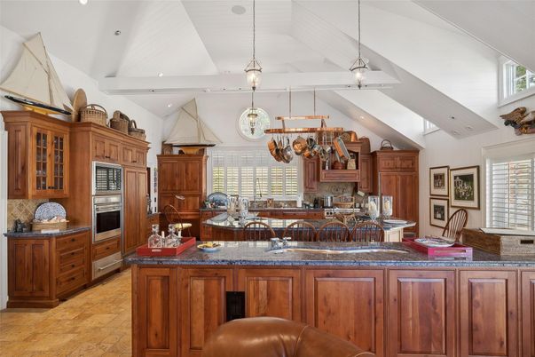 Chandelier, Interior, Kitchen, Pendant Lights, Recessed Lighting, Stainless Steel Appliances