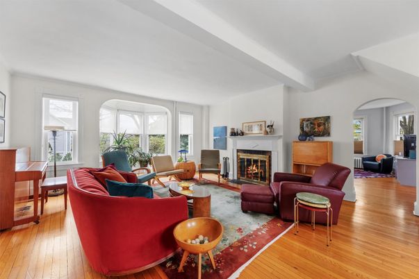Fireplace, Interior, Living room, Wood Texture Flooring