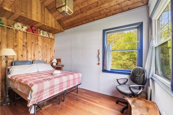 Bedroom, Interior, Wooden Ceilings, Wood Texture Flooring, Wooden Walls